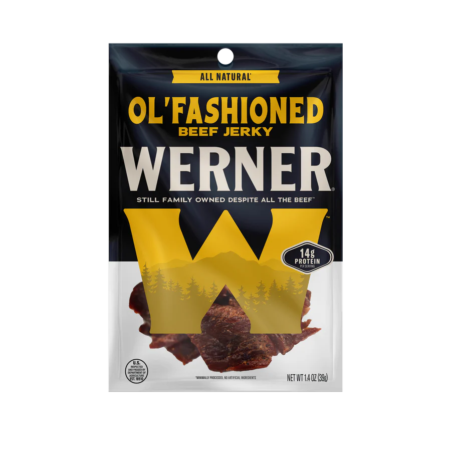 Werner All Natural Ol' Fashioned Beef Jerky 1.4oz