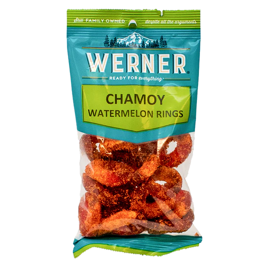 Werner Chamoy Watermelon Rings 6CT