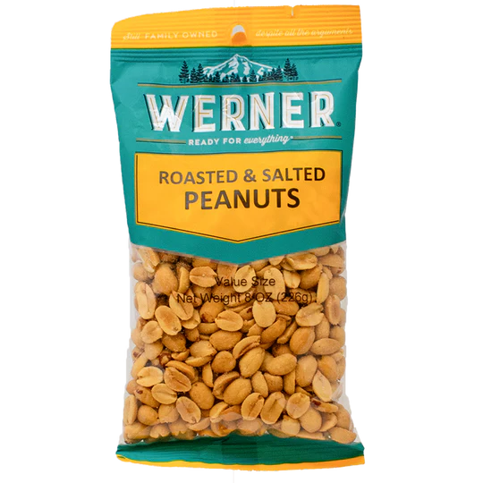 Werner Roasted & Salted Peanuts 6CT