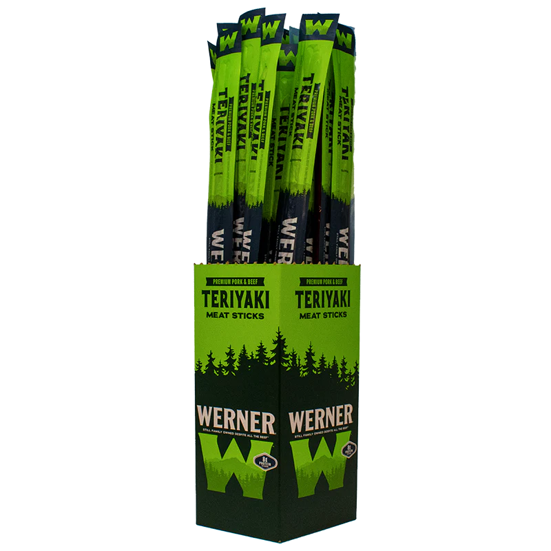Werner Teriyaki Smoked Meat Sticks 24CT