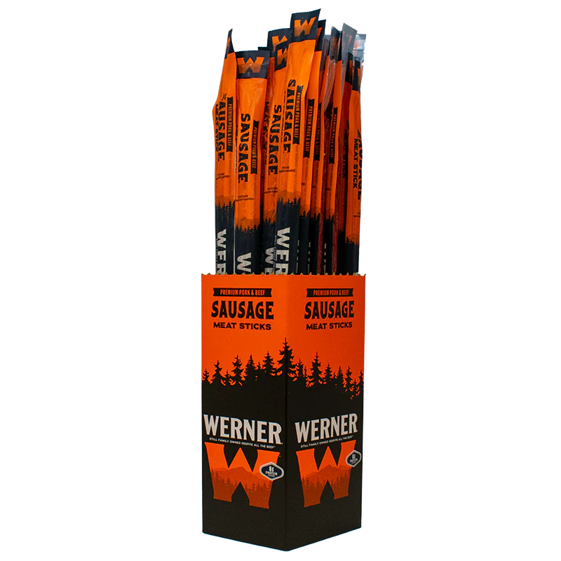 Werner Sausage Smoked Meat Sticks 24CT