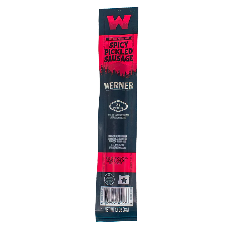 Werner Spicy Pickled Sausage 12CT