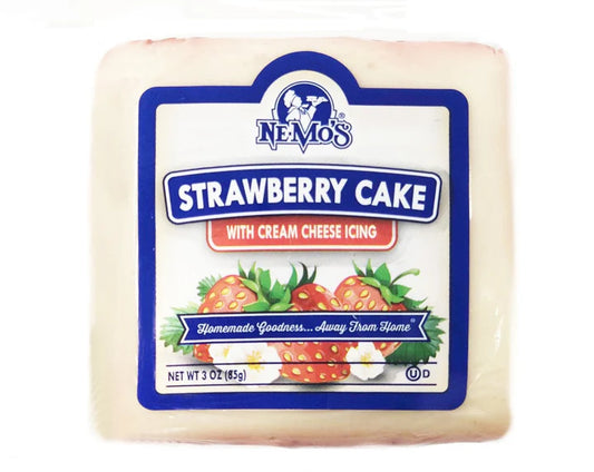 Nemo's Strawberry Cake Square 6CT