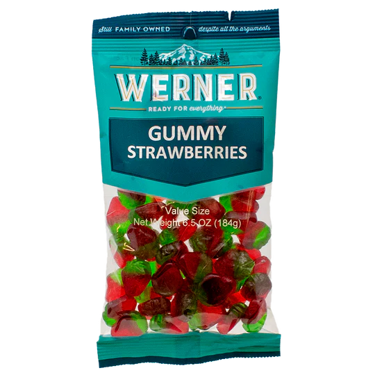 Werner Gummy Strawberries 6CT