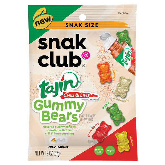 Snak Club Tajin Gummy Bears Premium Pack