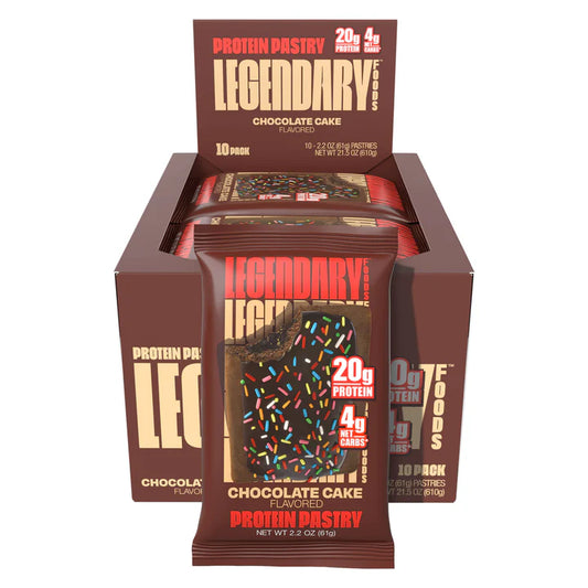 Legendary Chocolate Cake Protein Pastry 10CT
