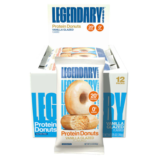 Legendary Vanilla Glazed Protein Donuts 12CT