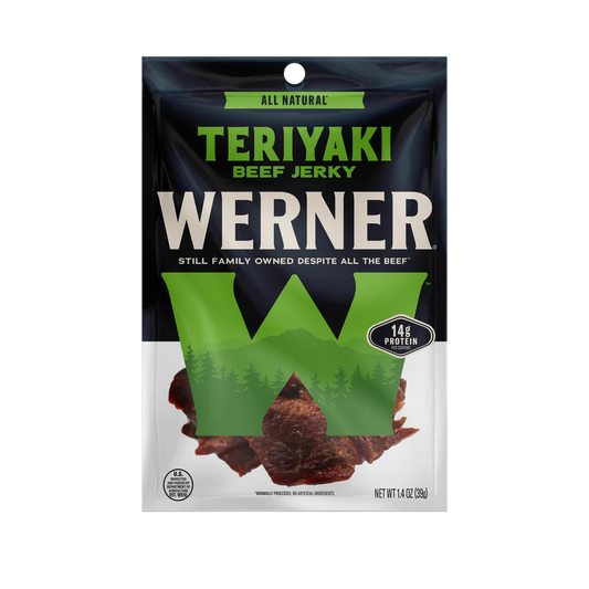 Werner All Natural Teriyaki Beef Jerky 1.4oz