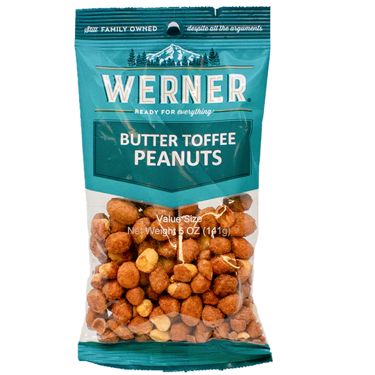Werner Butter Toffee Peanuts 6CT