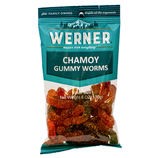Werner Chamoy Gummy Worms 6CT