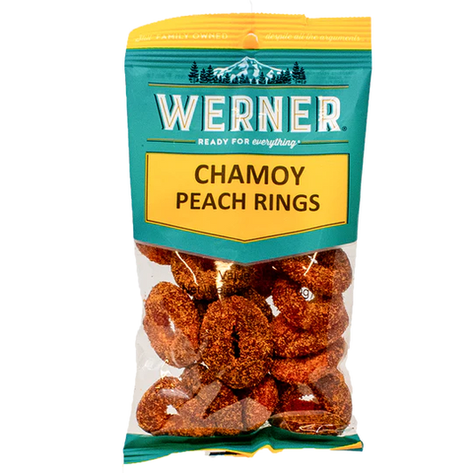 Werner Chamoy Peach Rings 6CT
