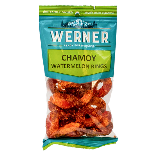 Werner Chamoy Watermelon Rings 6CT