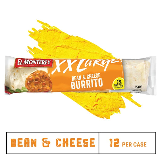 El Monterey®️ XXL Bean & Cheese Burritos 9.5 oz
