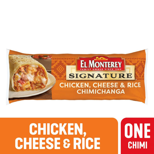 El Monterey®️ Signature Single Serve Chicken, Cheese & Rice Chimichangas