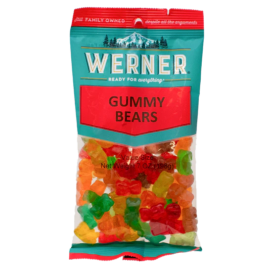 Werner Gummy Bears 6CT