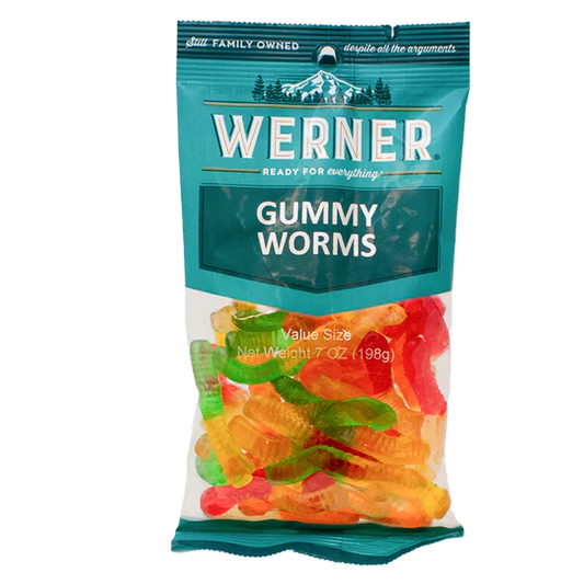 Werner Gummy Worms 6CT