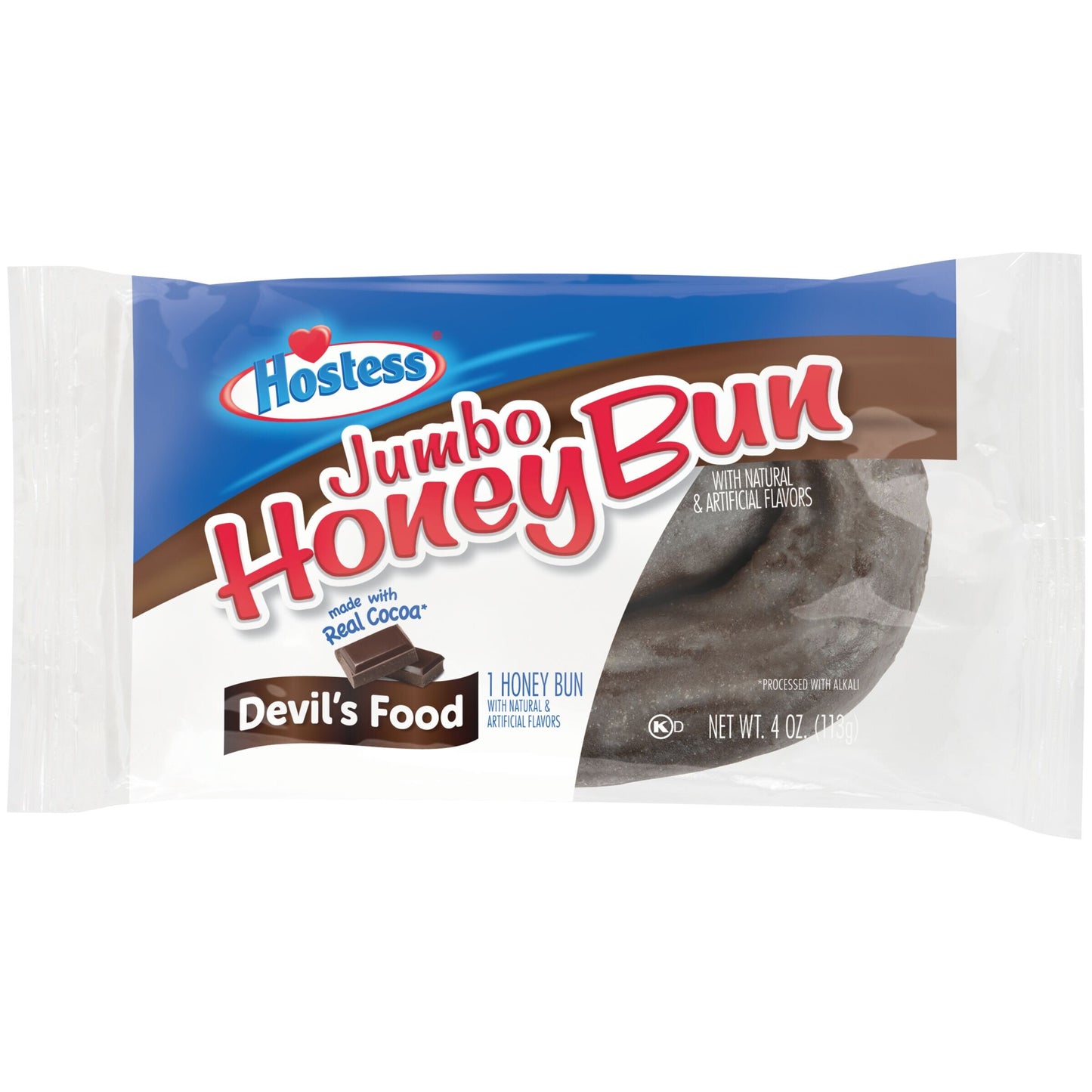 Hostess Jumbo Devil Food Honeybun