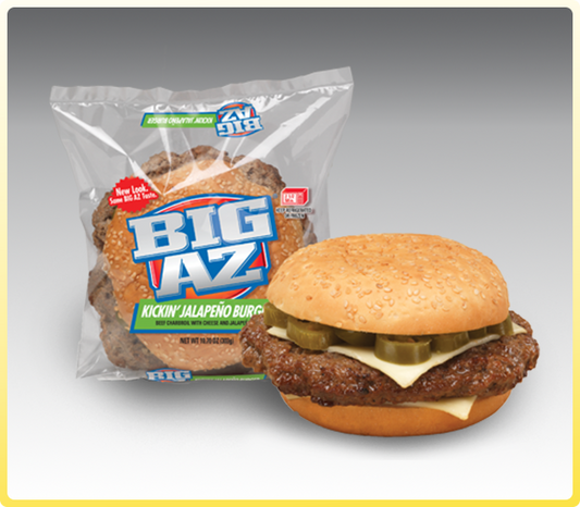 Big AZ Kickin' Jalapeno Cheeseburger 10CT