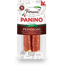 Fiorucci Panino Pepperoni and Mozzarella Cheese, 1.5 Oz 8CT